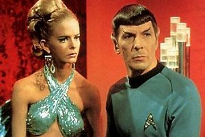Only Spock could ignore that outfit. 